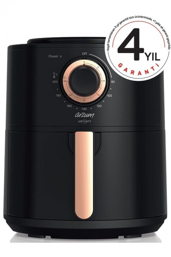 Arzum AR2062-B Airtasty Air FryerSıcak Hava Fritözü Bakır ürün görseli 1