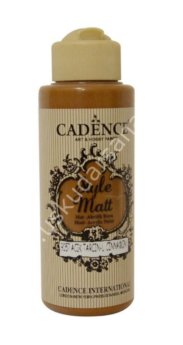 Cadence Style Matt Akrilik Boya 120ml 9057 Açık tarçın Light cinnamon ürün görseli 1