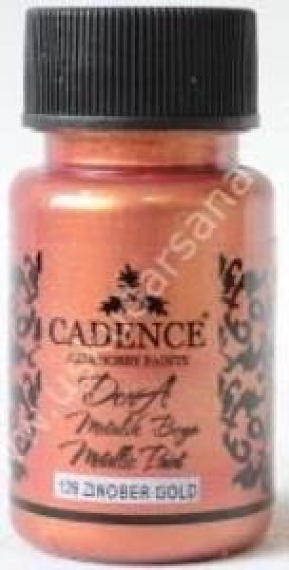 Cadence Dora Metalik Boya 50ml 128 Zinober Gold ürün görseli 1