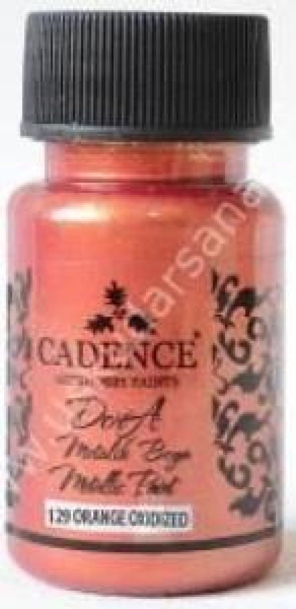 Cadence Dora Metalik Boya 50ml 129 Orange Oxidized ürün görseli 1