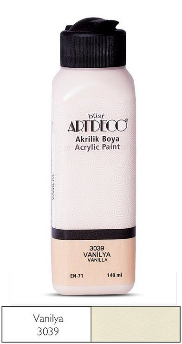 Artdeco Yeni Formül Akrilik Boya 140 ml 3039 Vanilya ürün görseli 1