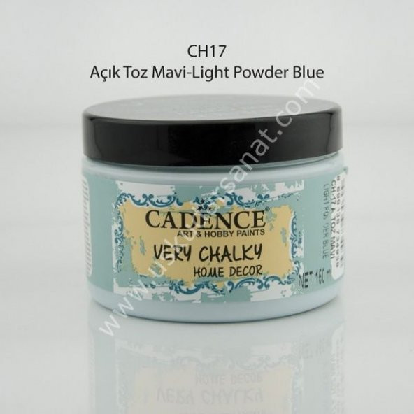 Cadence Very Chalky Home Decor CH17-AÇIK TOZ MAVi 150ml ürün görseli 1