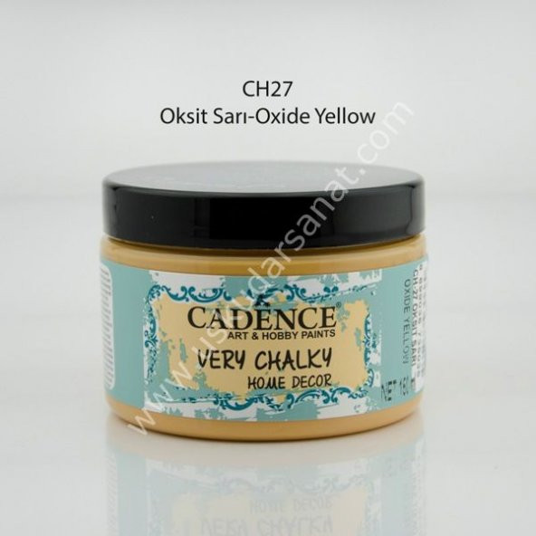 Cadence Very Chalky Home Decor CH27 OKSİT SARI 150ml ürün görseli 1