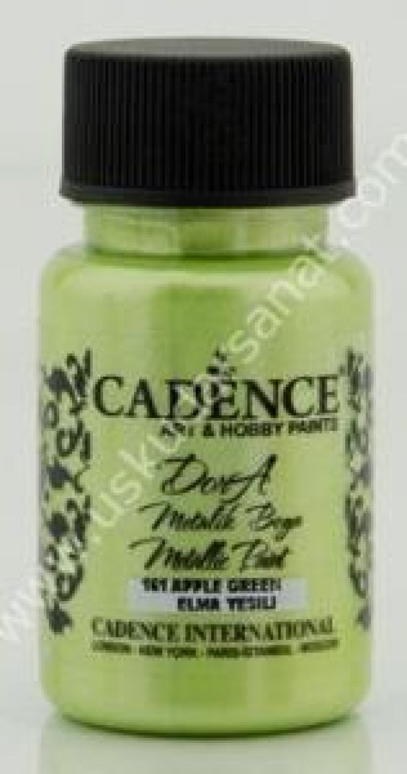 Cadence Dora Metalik Boya 50ml 161 Elma Yeşili ürün görseli 1