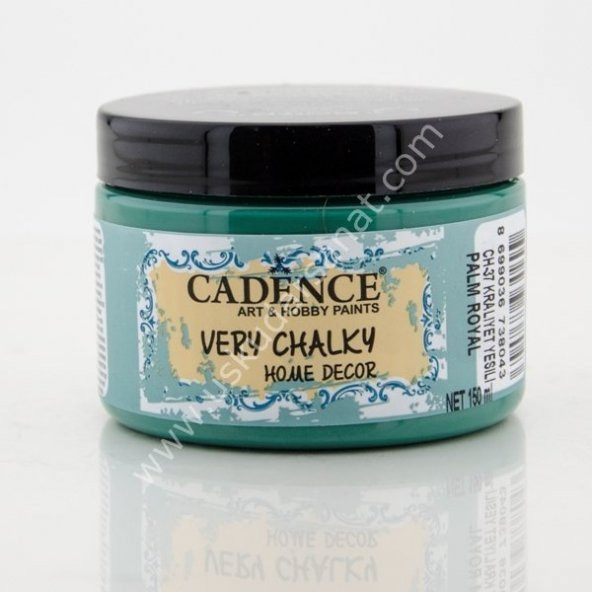 Cadence Very Chalky Home Decor CH37 KRALİYET YEŞİLİ 150ml ürün görseli 1