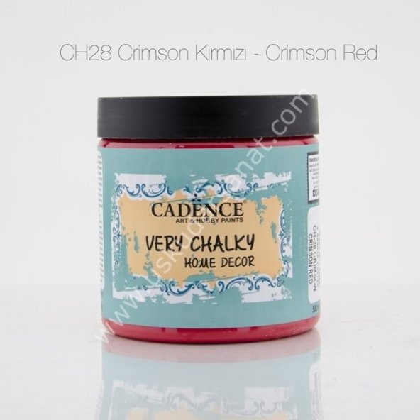 Cadence Very Chalky Home Decor CH28 CRIMSON 500ml ürün görseli 1