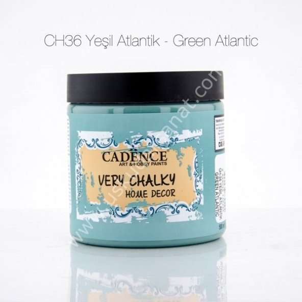 Cadence Very Chalky Home Decor CH36 YEŞİL ATLANTİK 500ml ürün görseli 1