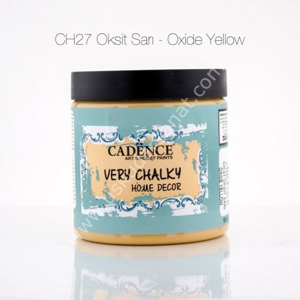 Cadence Very Chalky Home Decor CH27 OKSİT SARI 500ml ürün görseli 1