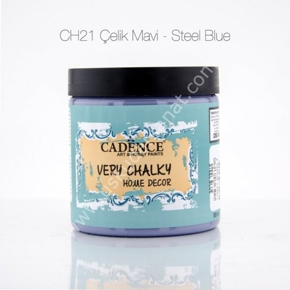 Cadence Very Chalky Home Decor CH21-ÇELiK MAVi 500ml ürün görseli 1