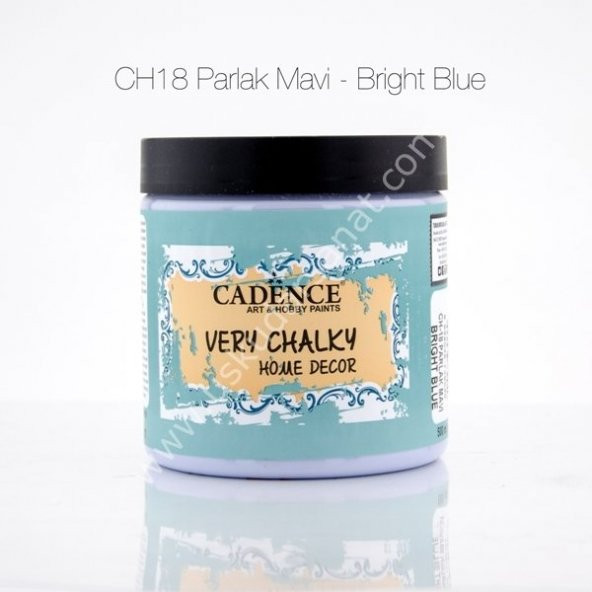 Cadence Very Chalky Home Decor CH18-PARLAK MAVi 500ml ürün görseli 1