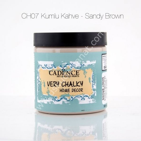 Cadence Very Chalky Home Decor CH07-KUMLU KAHVE 500ml ürün görseli 1