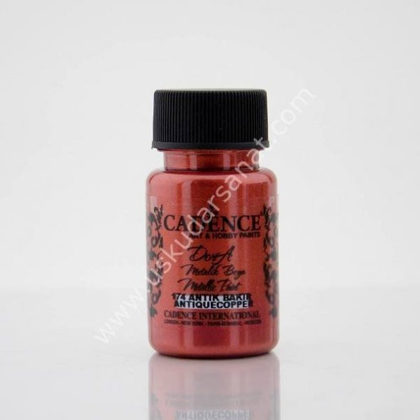 Cadence Dora Metalik Boya 50ml 174 Antik Bakır ürün görseli 1