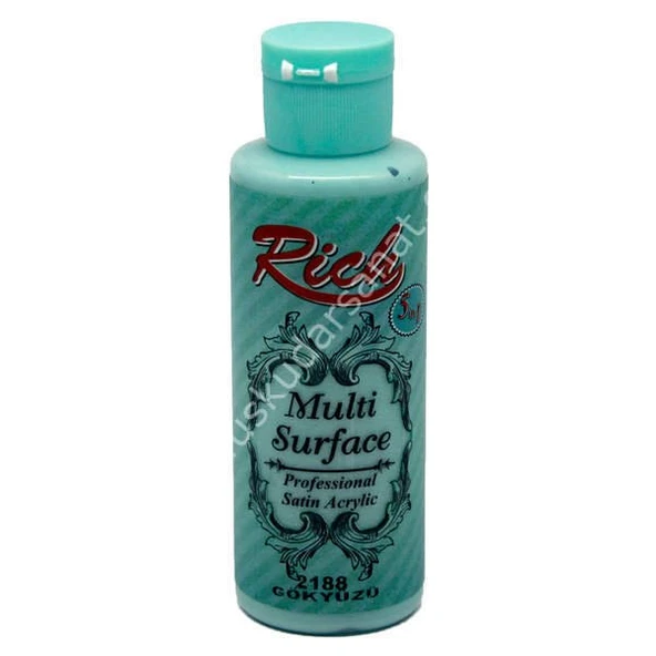 Rich Multi Surface Her Yüzey İçin Akrilik Boya 130 cc. 2188 GÖKYÜZÜ ürün görseli 1