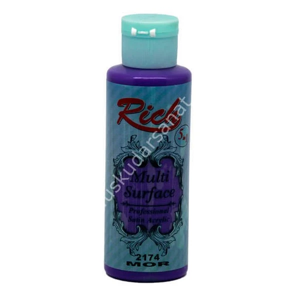 Rich Multi Surface Her Yüzey İçin Akrilik Boya 130 cc. 2174 MOR ürün görseli 1