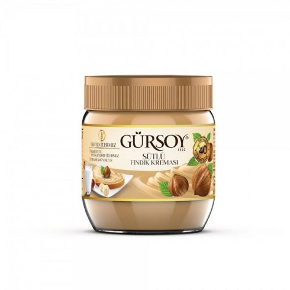 Gürsoy Sütlü Fındık Kreması 400g Glutensiz ürün görseli 1