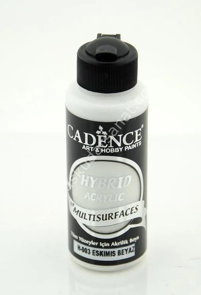 Cadence Hybrid Multisurfaces Akrilik Boya 120ml  H-003 ESKİMİŞ BEYAZ ürün görseli 1