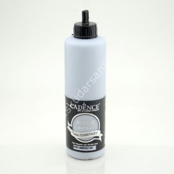 Cadence Hybrid Multisurfaces Akrilik Boya 500ml H-057 ARDUVAZ GRİ ürün görseli 1