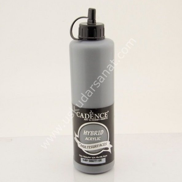 Cadence Hybrid Multisurfaces Akrilik Boya 500ml H-081 GRAFİTİ GRİ ürün görseli 1