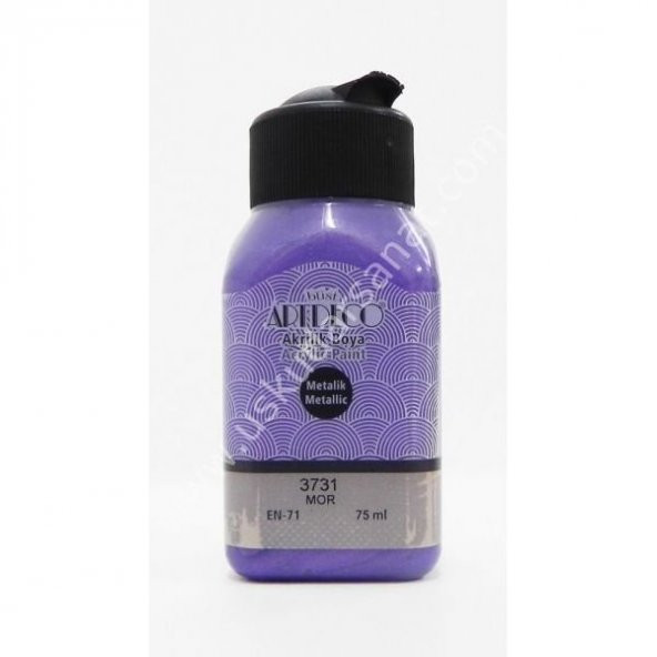 Artdeco Metalik Akrilik Boya 75 ml 3731 MOR ürün görseli 1