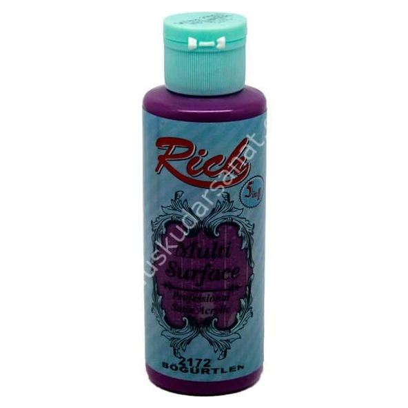 Rich Multi Surface Her Yüzey İçin Akrilik Boya 130 cc. 2172 BÖĞÜRTLEN ürün görseli 1