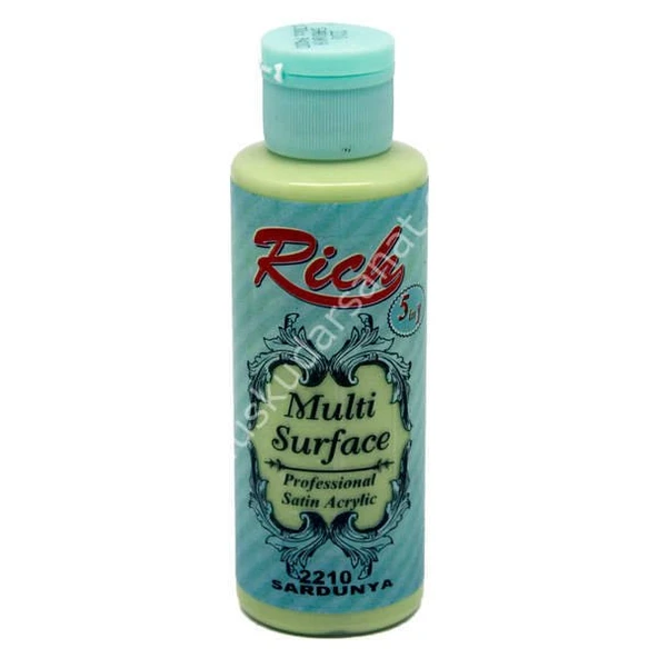 Rich Multi Surface Her Yüzey İçin Akrilik Boya 130 cc. 2210 SARDUNYA ürün görseli 1