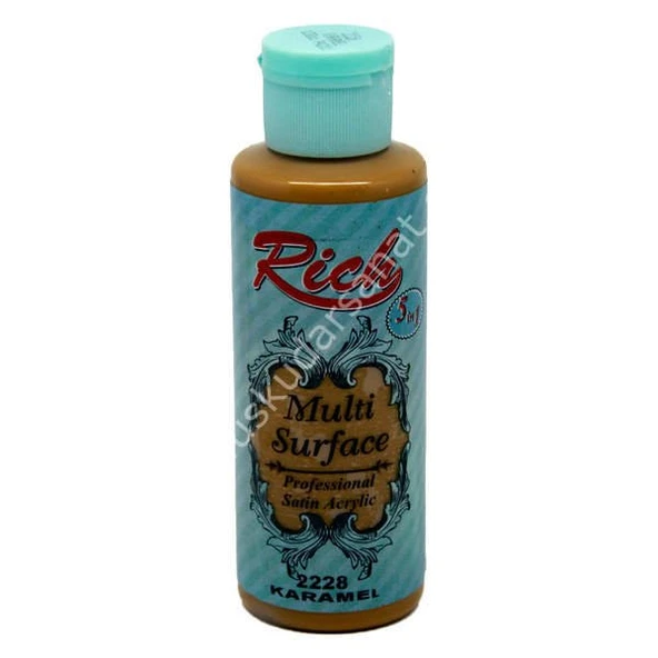 Rich Multi Surface Her Yüzey İçin Akrilik Boya 130 cc. 2228 KARAMEL ürün görseli 1