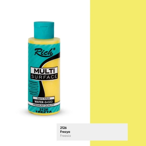 Rich Multi Surface Her Yüzey İçin Akrilik Boya 120 cc. 2126 FREZYA ürün görseli 1