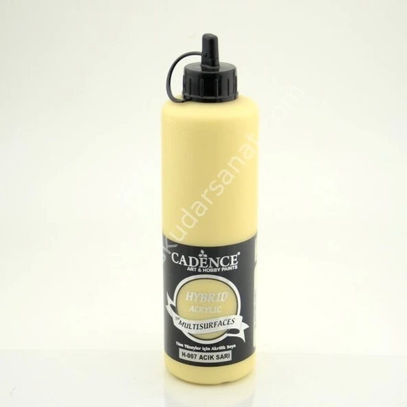 Cadence Hybrid Multisurfaces Akrilik Boya 500ml H-007 AÇIK SARI ürün görseli 1
