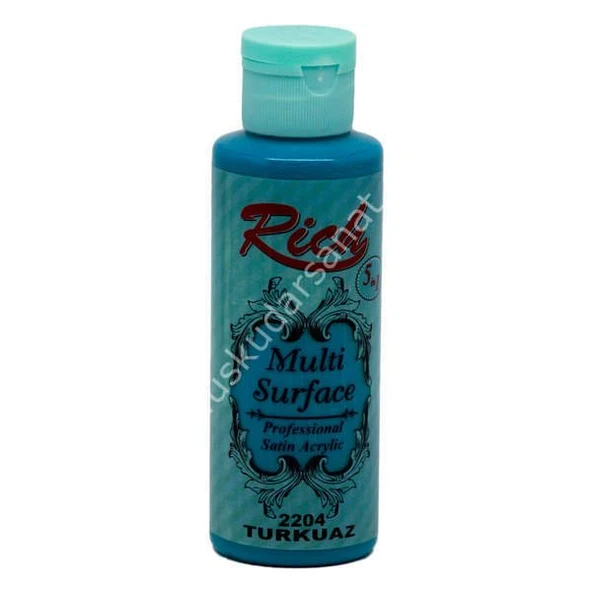 Rich Multi Surface Her Yüzey İçin Akrilik Boya 130 cc. 2204 TURKUAZ ürün görseli 1
