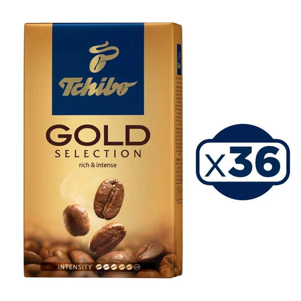Tchibo Gold Selection 250 gr 36 lı Paket Filtre Kahve (9 kg) ürün görseli 1