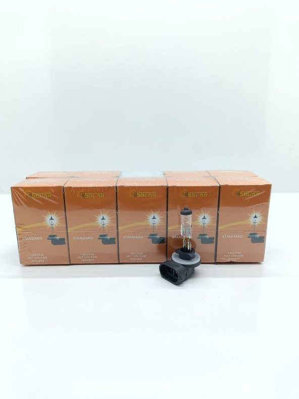 CMSOLAR 12v H27 (881) 55w Halogen Standart Ampul ürün görseli 1