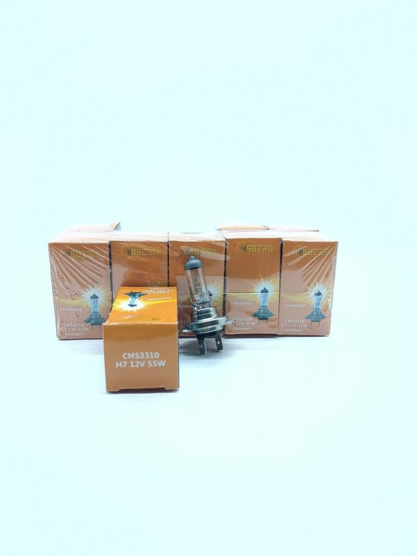 CMSOLAR 12v H7 55w Halogen Standart Ampul ürün görseli 1