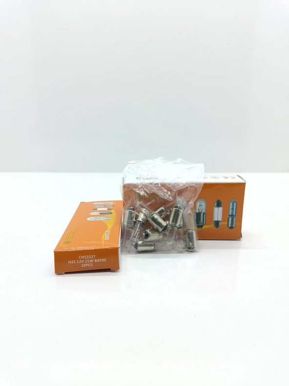 CMSOLAR 12v H21 Halogen Standart Ampul 10lu Paket ürün görseli 1