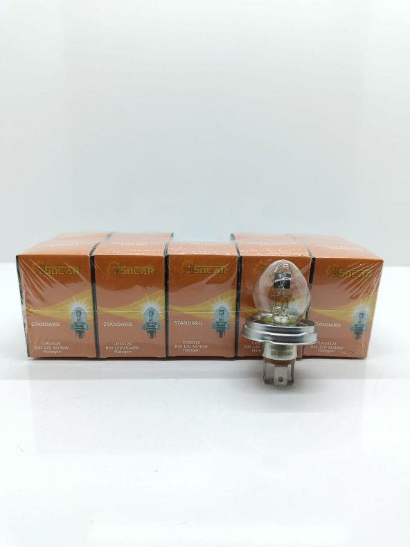 CMSOLAR 12v B35 45/40w 3Fişli Standart Halogen Ampul ürün görseli 1