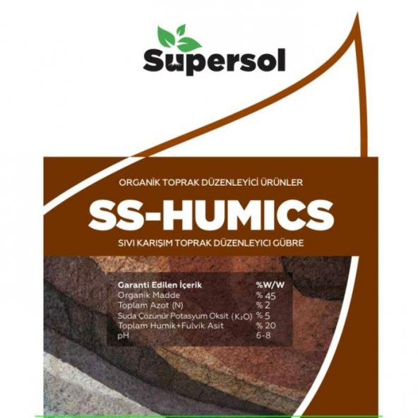 Süpersol Hümik, Fülvik Asit 20 Litre - Resim 2