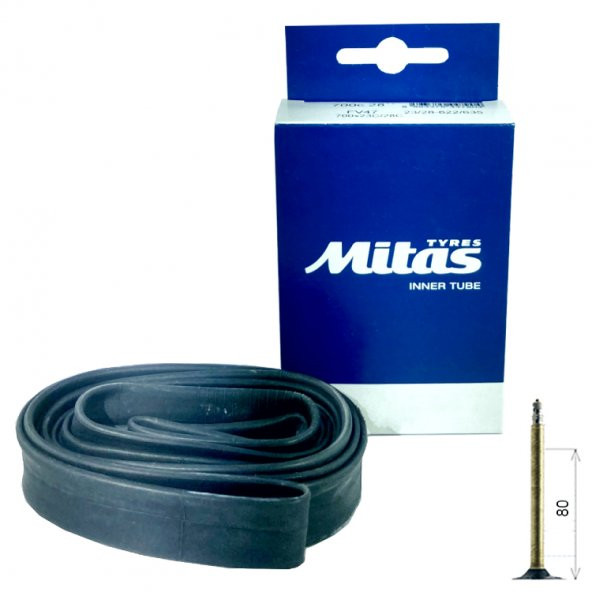 Mitas 700x23/28c Yol Bisikleti İç Lastiği FV-80mm LSI-502 ürün görseli 1