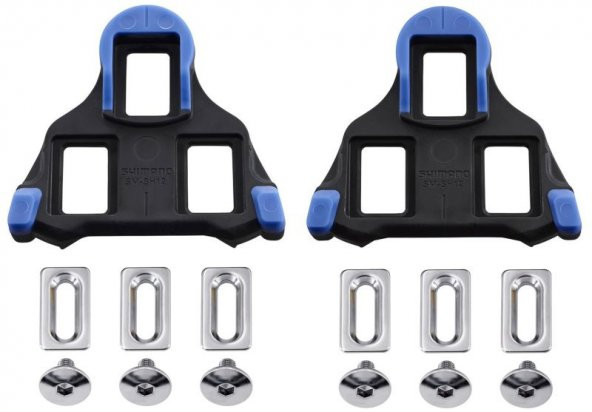 Shimano SM-SH12 Yol Bisiklet Spd Kal Seti Mavi 2 Derece Yeni Kutu ürün görseli 1