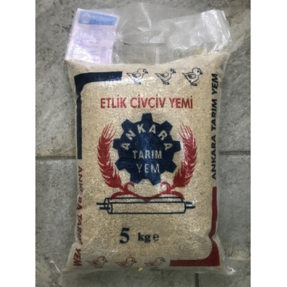 ANKARA TARIM YEM ETLİK CİVCİV PELET 5 KG ürün görseli 1