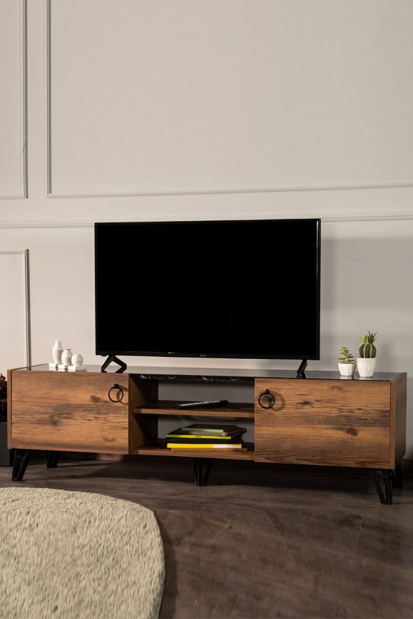 Sonata 160x37  Kapaklı Tv Sehpası - Lidya ürün görseli 1