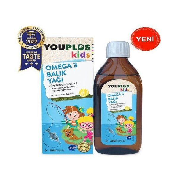 YouPlus Kids Omega 3 150 ml ürün görseli 1