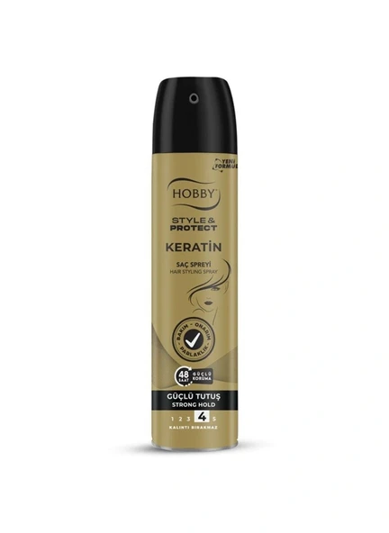 Hobby Saç Spreyi Keratin Güçlü Tutuş 250 Ml ürün görseli 1