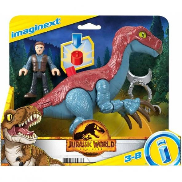Imaginext Jurassic W. Slashn Battle Stinger GVV65 GVV63 Lisanslı Ürün ürün görseli 1