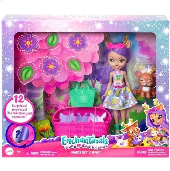 Enchantimals Bestie Reveal Danessa&Sprint HLK83 HLK84 Lisanslı Ürün ürün görseli 1
