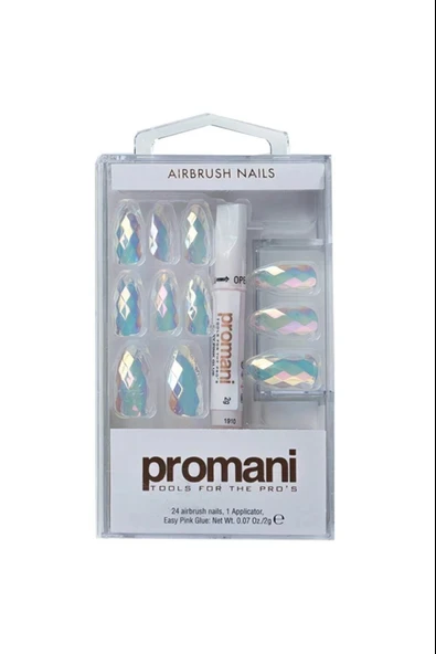 Promani Şeffaf Kristal Takma Tırnak Kiti PR-5672 ürün görseli 1