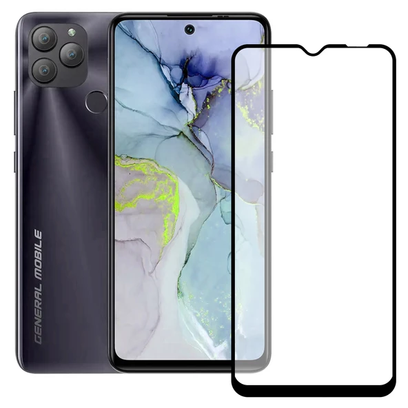 Bufalo General Mobile GM 22 / GM 22s Seramik MAT 9D Tam Kaplama Ekran Koruyucu ürün görseli 1