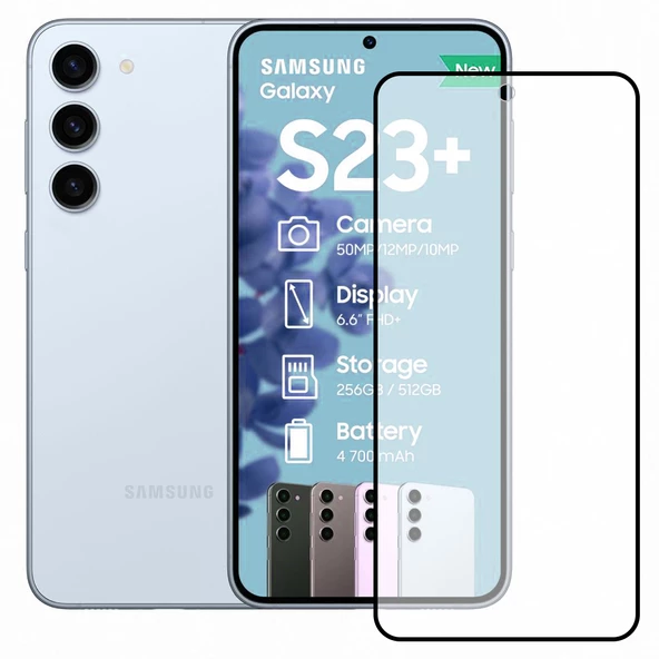 Bufalo Samsung Galaxy S23 Plus Seramik MAT 9D Tam Kaplama Ekran Koruyucu ürün görseli 1