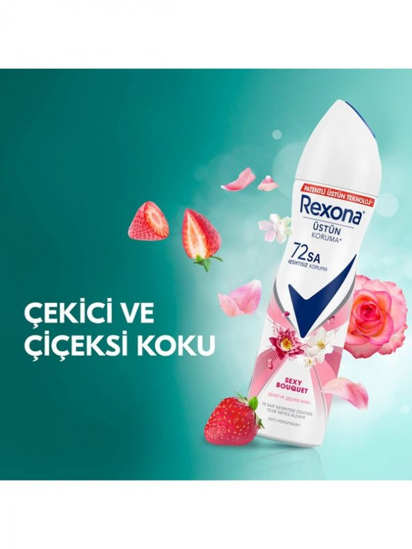 Rexona Kadın Deodorant Sexy Bouquet 72 Saat Kesintisiz Üstün Koruma 150 ml ürün görseli 1