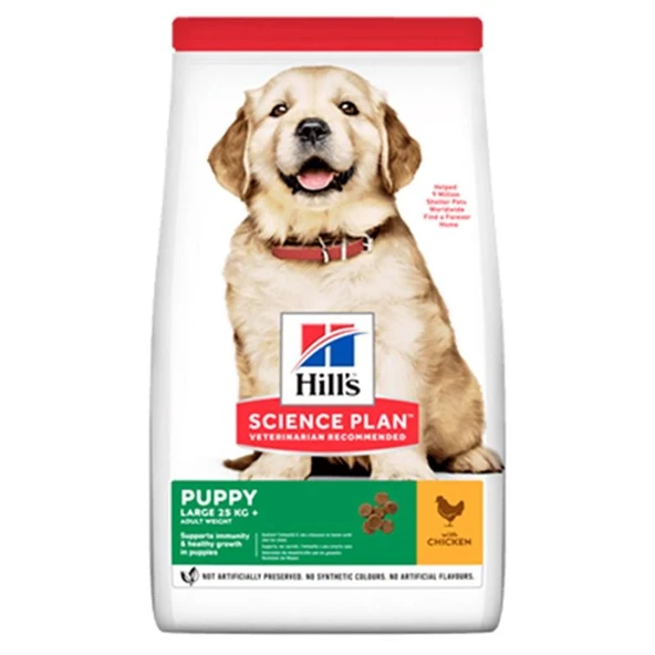 Hills Büyük Irk Tavuk Yavru Köpek Mama 14,5 Kg ürün görseli 1