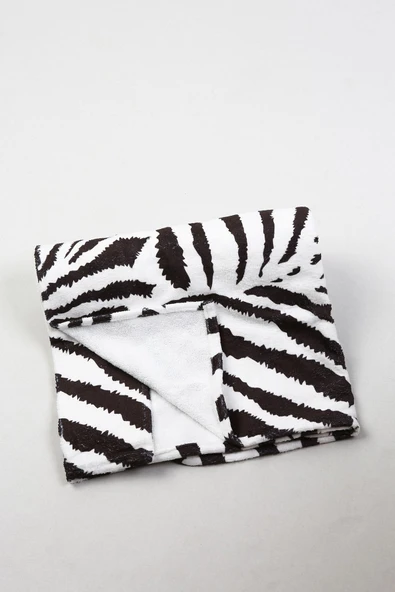 80x150 cm Büyük Plaj Havlusu Genç Yetişkin Deniz Havuz Doğa Dalış Yüzücü Kamp Havlusu Zebra Siyah ürün görseli 1