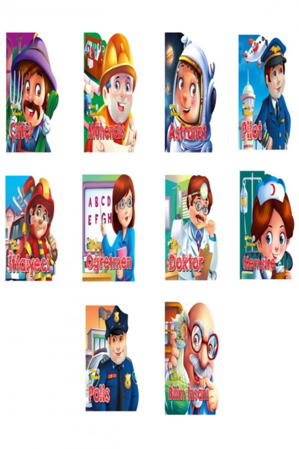 Parıltı Yayınları Ben Kimim Meslekler Serisi 10 Kitap ürün görseli 1